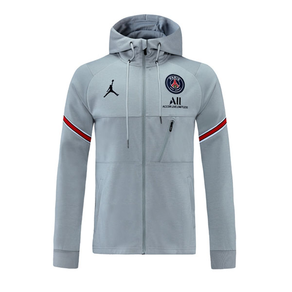 Veste Football Paris Saint Germain 2021-22 Gris